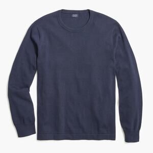 J.Crew Men's Navy Blue Lightweight Crewneck Sweater - Size M